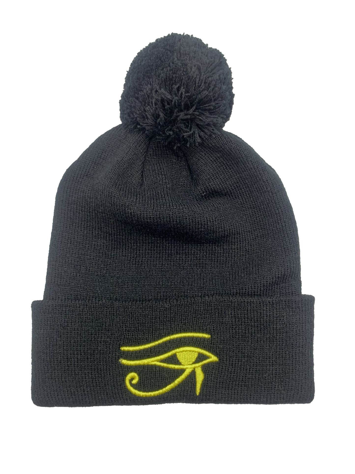 Emperior Eye Pom-Pom Beanie